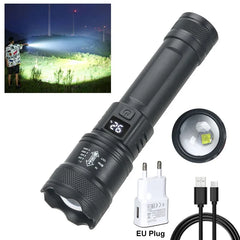 High Strong Power Led Flashlight 2000LM Tactical Torch