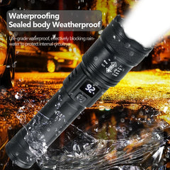 High Strong Power Led Flashlight 2000LM Tactical Torch
