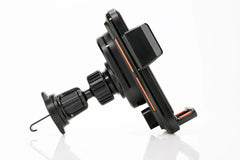 Car Phone Charger Phone Holder 15W Wireless & Wired Charger Auto Sensing One-Touch Release and Rotate